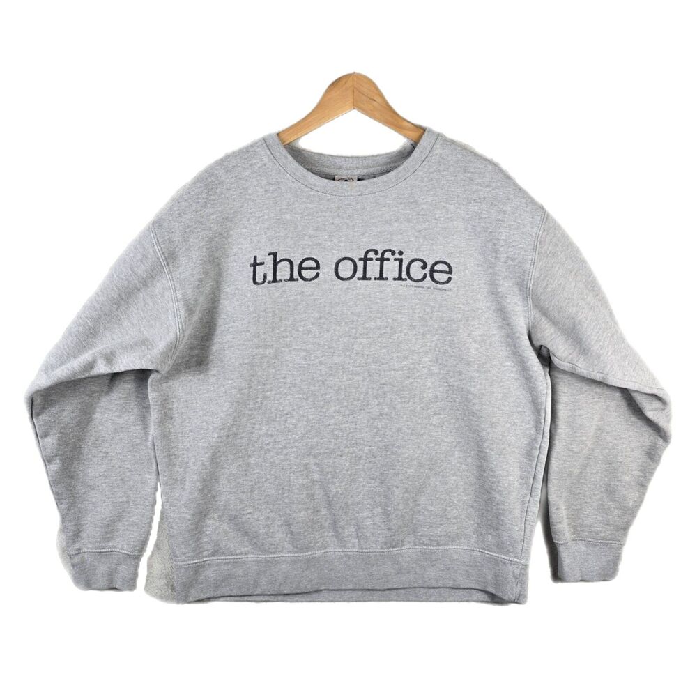 The Office TV Series Gray Pullover Crewneck Sweatshirt‎ Unisex Size XL Dwight